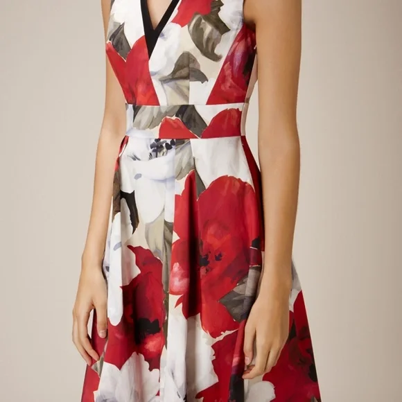 fitted lace wedding dress Stunning vintage floral dress by Karen Millen   Yourse Vintage